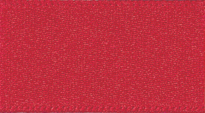 Bertie's Bows Double Satin Ribbon - 70mm : Red