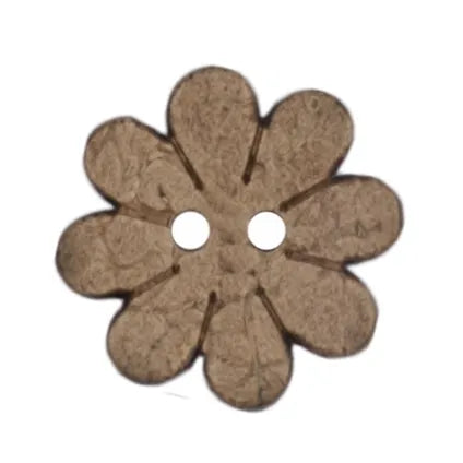 SEHLBACH C BUTTON WOODEN FLOWER 2 HOLE SMALL