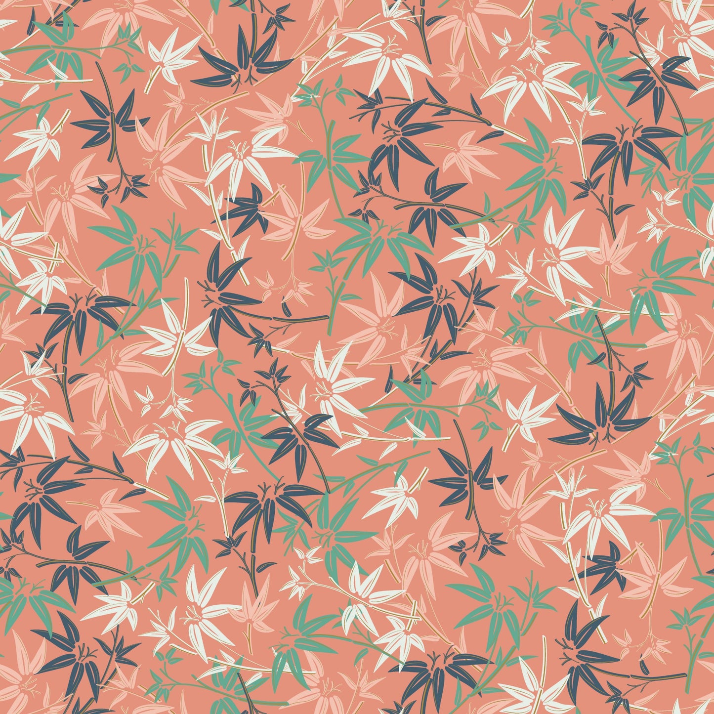 Fabric Freedom - Sashiko Grace Bamboo Branches