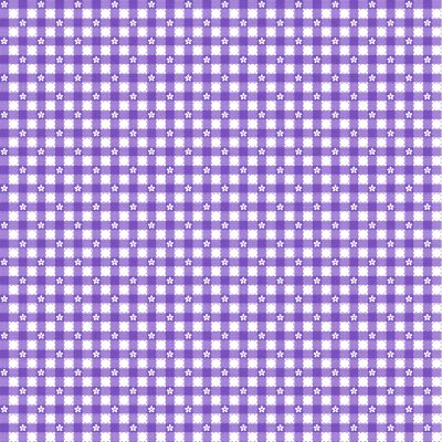 Makower Fabrics - Summer Days - Gingham Lilac