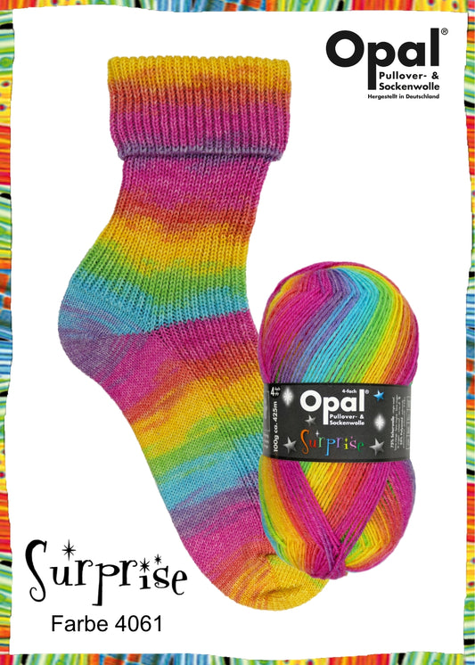 Opal Surprise - 4ply Sock Yarn - Rainbow