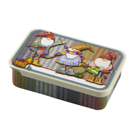 Knitting Gnomes Pocket Tin by Emma Ball Ltd