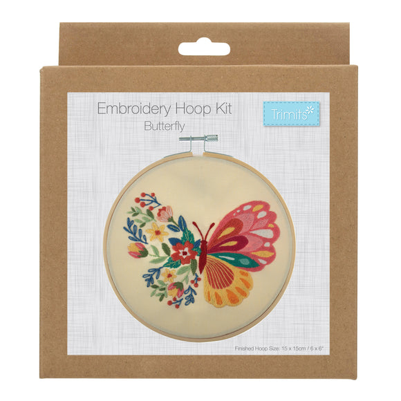 Embroidery Hoop Kit - Butterfly