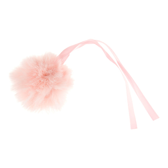 Pom Pom: Faux Fur: Medium: 6cm: 1 Piece: Bright Pink