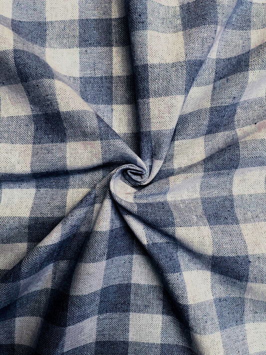Linen/Cotton Mix Check