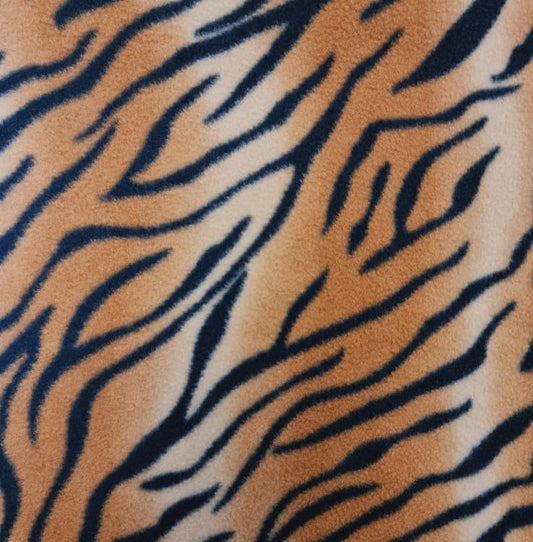 Printed Polar Fleece - Tiger Print