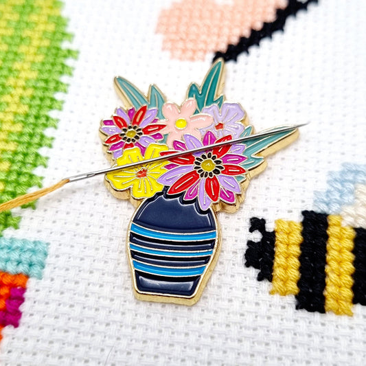 Needle Minder - Vase of Flowers