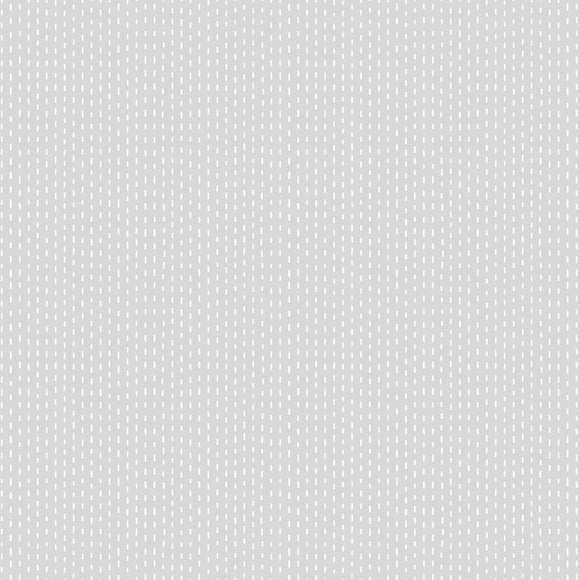 White Stitches on Grey