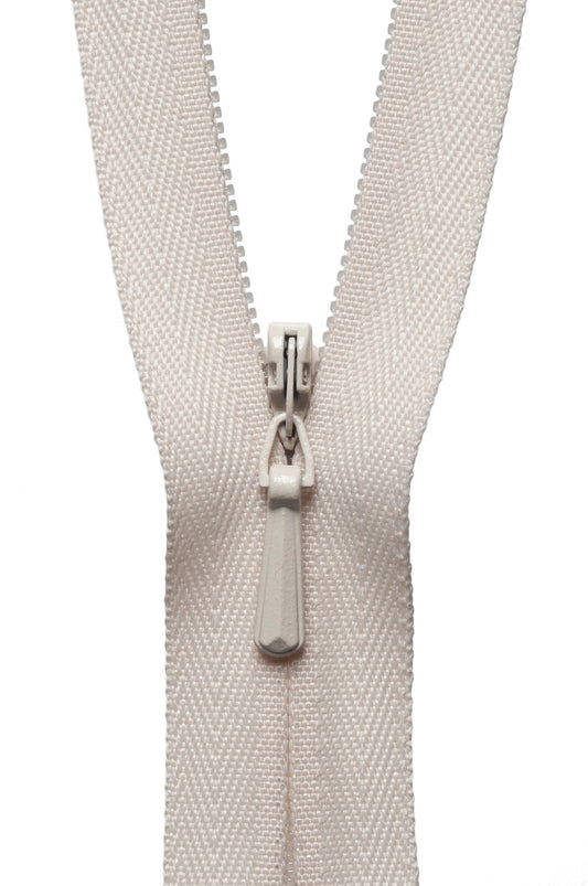Concealed Zip: 56cm: Mushroom