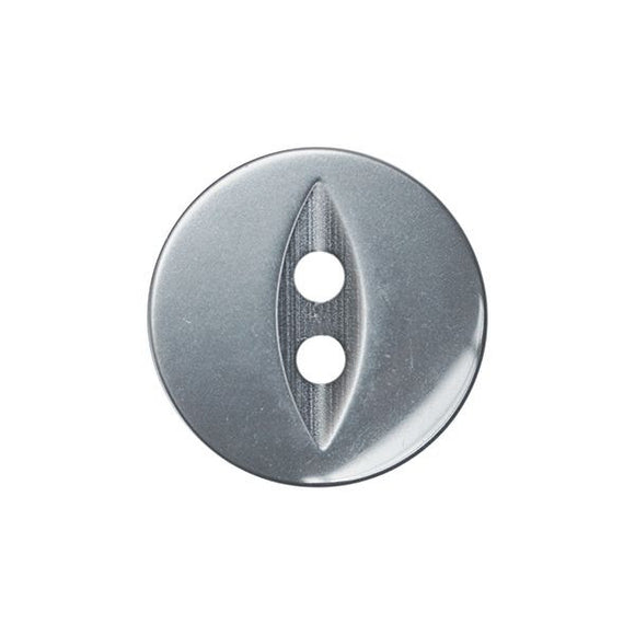 Fisheye Button - 14mm - Grey