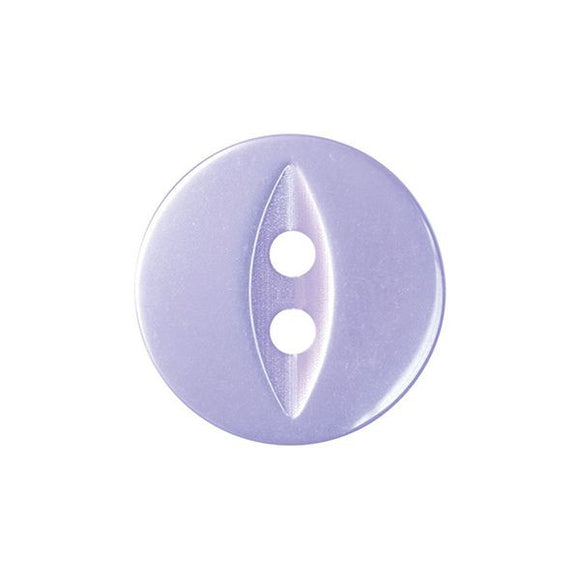 Fisheye Button - 14mm - Lilac