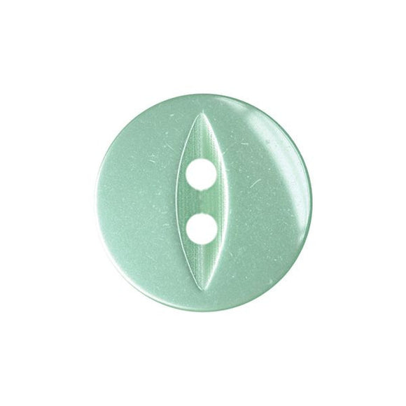 Fisheye Button - 14mm - Turquoise