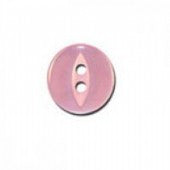 Fisheye Button - 14mm - Rose Pink