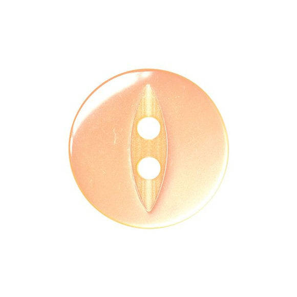 Fisheye Button - 11.5mm - Peach