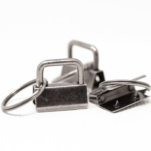 Key Fob -Antique Silver