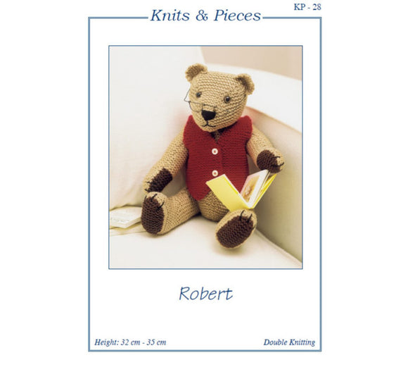Knitting Pattern -KP28 - Robert Teddy