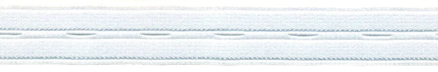 Buttonhole Elastic - White