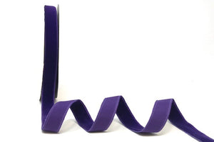 Velvet Ribbon - 15mm Purple