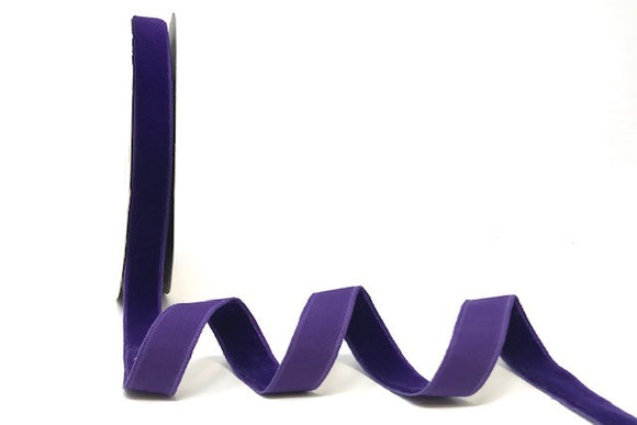 Velvet Ribbon - 15mm Purple