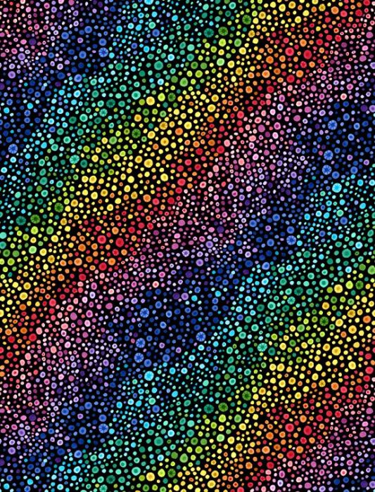 Wilmington Fabrics - Bubble Up - Black