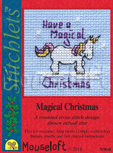 Stitchlets with Card & Envelope - Magical Christmas