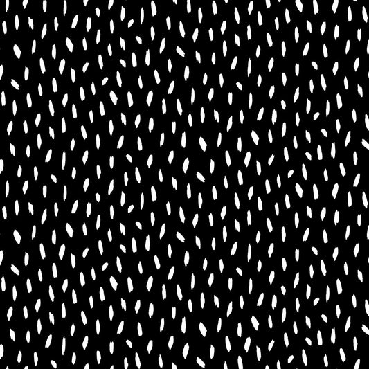 Cotton Poplin Stripes Black