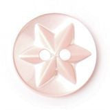 Pale Pink Star Buttons -10mm