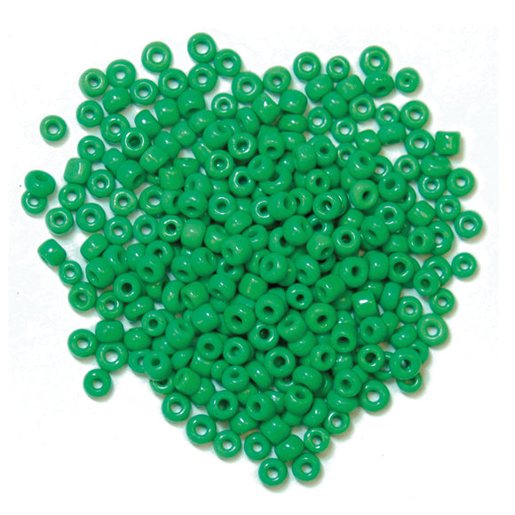 Trimits Beads: Seed: Green: 8g pack
