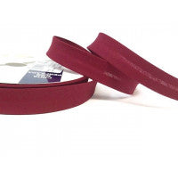 PolyCotton Bias Binding - 18mm - Burgundy