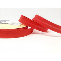 PolyCotton Bias Binding - 18mm - Sunset Red