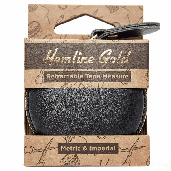 Hemline Gold - Tape Measure: Retractable: 150cm/60in