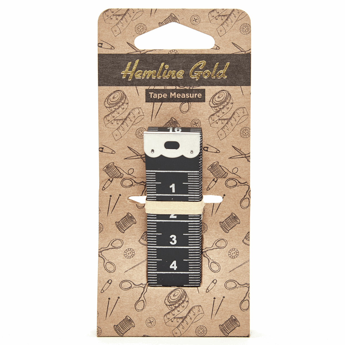 Hemline Gold - Tape Measure: 150cm/60in