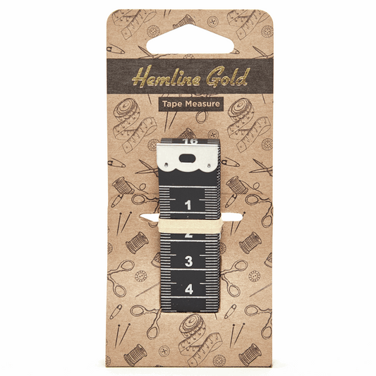 Hemline Gold - Tape Measure: 150cm/60in