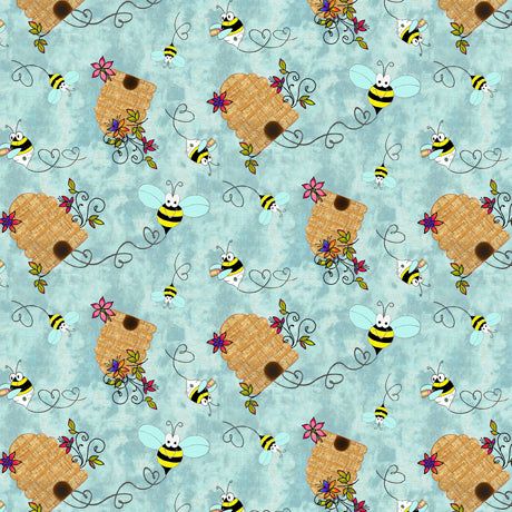 QT Fabrics - Bee Boppin'