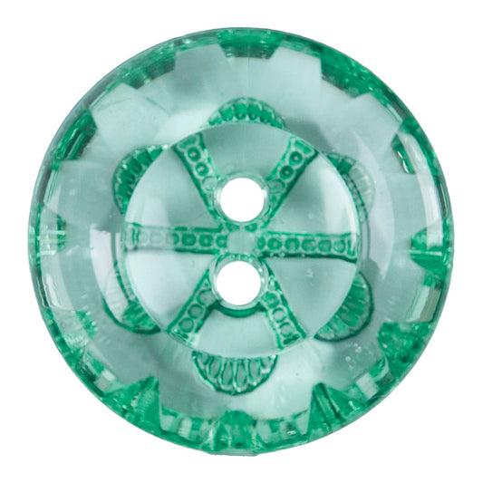 Button - Green 27.5mm