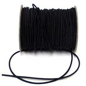 Cord Elastic - Black - 3mm