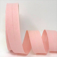 PolyCotton Bias Binding - 30mm - Iced Pink