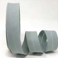 PolyCotton Bias Binding - 30mm - Metal Grey