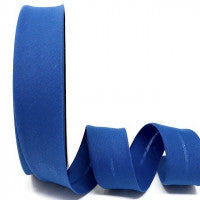 PolyCotton Bias Binding - 30mm - Olympic Blue