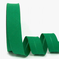 PolyCotton Bias Binding - 30mm - Parrot Green