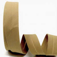 PolyCotton Bias Binding - 30mm - Sandstone