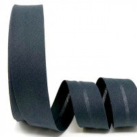 PolyCotton Bias Binding - 30mm - Steel Grey