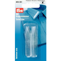 Prym Collar Ribs Plastic 10x55mm Transparent 24pc