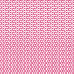 Contempo Studio - Full Bloom - Geo Flower - Rose/White