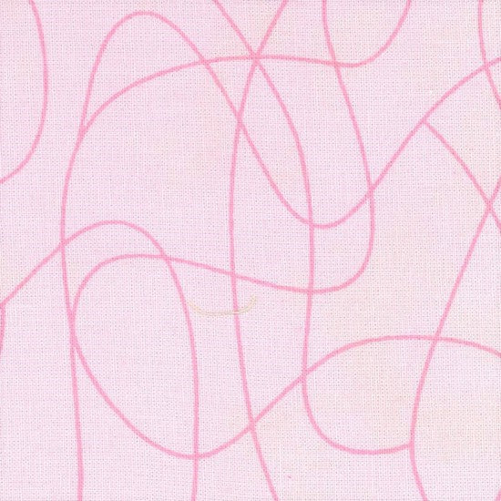 Nutex Fabrics - Squiggle Extra Wide Quilt Backing- Pink