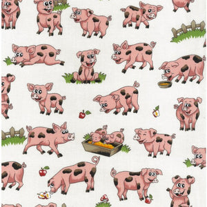 Nutex Fabrics - Farm Fun Pigs