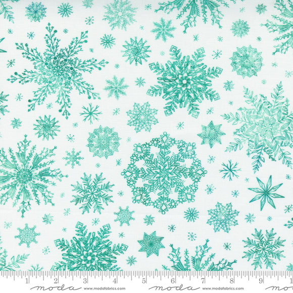 Starflower Christmas By Create Joy Project For Moda – White