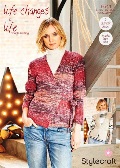 Stylecraft Life DK Knitting Pattern 9541