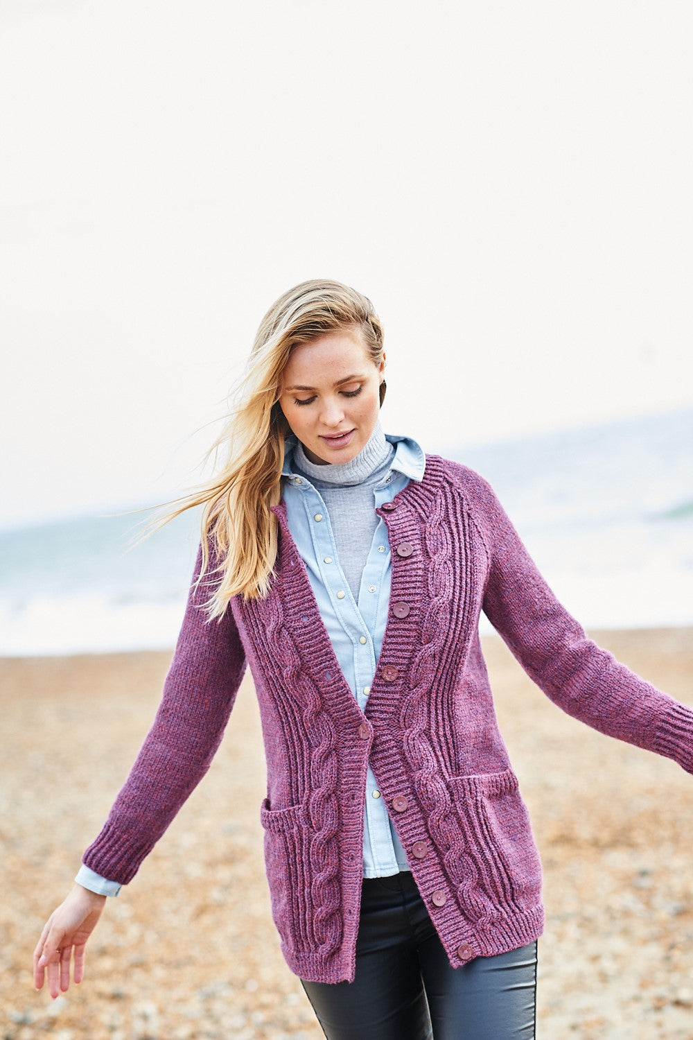 Stylecraft Knitting Pattern 9871 - Highland Heathers Aran