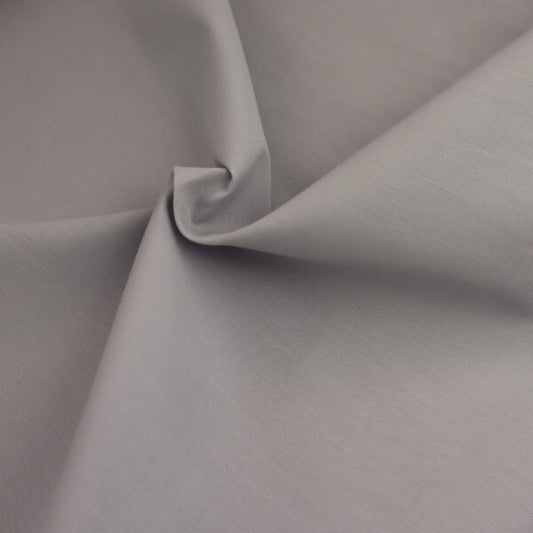 PolyCotton Plain - Silver